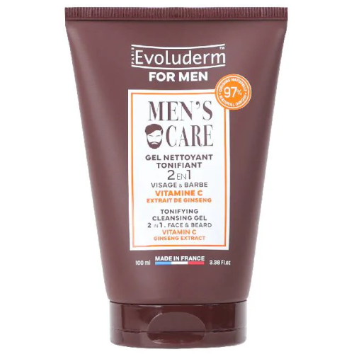 Гель Evoluderm (Эволюдерм) для лица очищающий тонизирующий мужской 100 мл в городе Винница : цены, характеристики.  - фото №1 Гель Evoluderm (Эволюдерм) для лица очищающий тонизирующий мужской 100 мл в городе Винница : цены, характеристики.