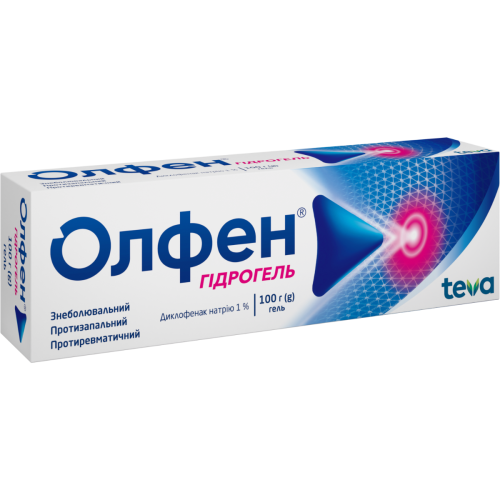 Олфен 1% гидрогель 100 г в городе Софиевка : цены, характеристики.  - фото №1 Олфен 1% гидрогель 100 г в городе Софиевка : цены, характеристики.