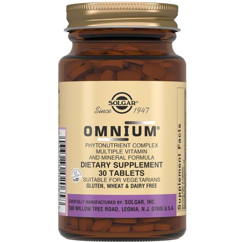 Solgar (Солгар) Omnium (Омниум) таблетки №30 в городе Глобино : цены, характеристики.  - фото №1 Solgar (Солгар) Omnium (Омниум) таблетки №30 в городе Глобино : цены, характеристики.