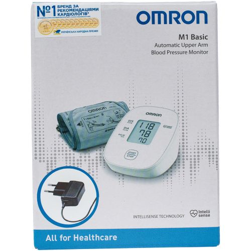 Тонометр Omron (Омрон) M1 Basic на плече та адаптер HHP-CM01 у комплекті HEM-7121J-AF в місті Канів : ціни, характеристика.  - фото №1 Тонометр Omron (Омрон) M1 Basic на плече та адаптер HHP-CM01 у комплекті HEM-7121J-AF в місті Канів : ціни, характеристика.
