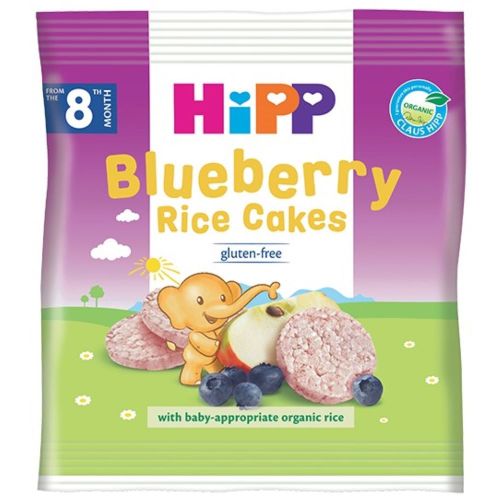 Хлібці Hipp (Хіпп) рисові Чорниця + яблуко 30 г в місті Одеса : ціни, характеристика.  - фото №1 Хлібці Hipp (Хіпп) рисові Чорниця + яблуко 30 г в місті Одеса : ціни, характеристика.