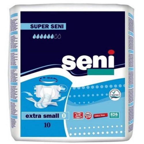 Підгузки для дорослих Super Seni Extra small 10 шт в місті Глобине : ціни, характеристика.  - фото №1 Підгузки для дорослих Super Seni Extra small 10 шт в місті Глобине : ціни, характеристика.