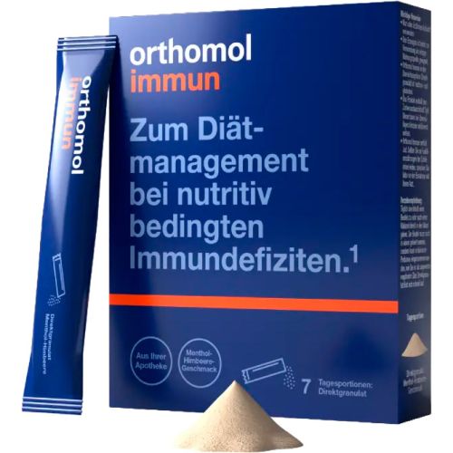 Orthomol (Ортомол) Immun Directgranulat Ментол - Малина (відновлення імунної системи) 7 днів розчин №7 в місті Львів : ціни, характеристика.  - фото №1 Orthomol (Ортомол) Immun Directgranulat Ментол - Малина (відновлення імунної системи) 7 днів розчин №7 в місті Львів : ціни, характеристика.