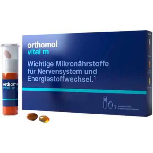 Orthomol Vital M (для мужчин) 7 дней раствор №7 в городе Глобино : цены, характеристики.  - фото №1 Orthomol Vital M (для мужчин) 7 дней раствор №7 в городе Глобино : цены, характеристики.