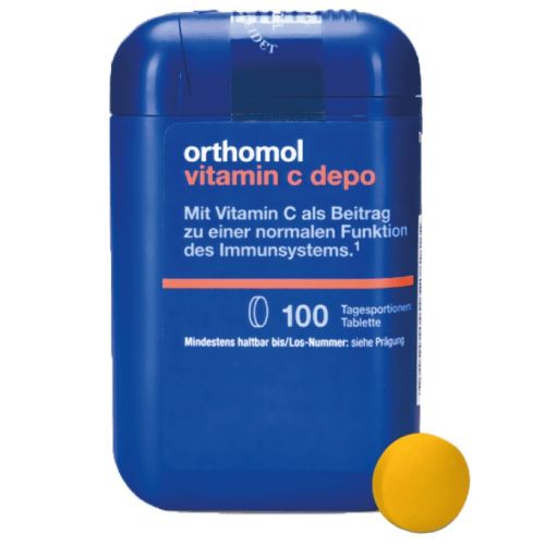 Orthomol (Ортомол) Vitamin C depo (для підтримки та профілактики імунної системи) 225 мг таблетки №100 в місті Березань : ціни, характеристика.  - фото №1 Orthomol (Ортомол) Vitamin C depo (для підтримки та профілактики імунної системи) 225 мг таблетки №100 в місті Березань : ціни, характеристика.