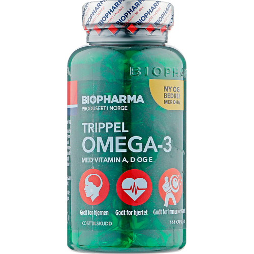 Концентрат Biopharma Tripple Omega-3 із вітамінами A, D, E преміум клас капсули №144 в місті Софіївка : ціни, характеристика.  - фото №1 Концентрат Biopharma Tripple Omega-3 із вітамінами A, D, E преміум клас капсули №144 в місті Софіївка : ціни, характеристика.