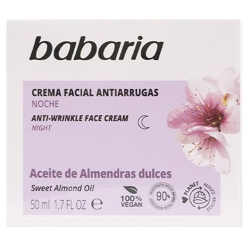 Крем Babaria (Бабарія) з Мигдальним маслом проти зморшок для обличчя, нічний, 50 мл ціна - фото №1 Крем Babaria (Бабарія) з Мигдальним маслом проти зморшок для обличчя, нічний, 50 мл ціна