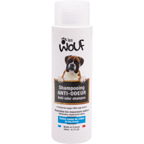 Шампунь Les Wouf (Ле Вуф) для собак проти запаху 200 мл в місті Ужгород : ціни, характеристика.  - фото №1 Шампунь Les Wouf (Ле Вуф) для собак проти запаху 200 мл в місті Ужгород : ціни, характеристика.