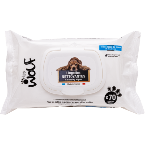 Серветки Les Wouf (Ле Вуф) для собак для лап і шерсті очищуючі №70 в місті Ужгород : ціни, характеристика.  - фото №1 Серветки Les Wouf (Ле Вуф) для собак для лап і шерсті очищуючі №70 в місті Ужгород : ціни, характеристика.