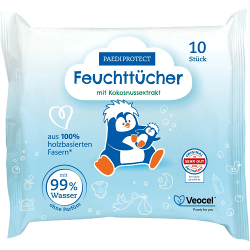 Салфетки Paediprotect (Педипротект) влажные детские для чувствительной кожи №10 в городе Винница : цены, характеристики.  - фото №1 Салфетки Paediprotect (Педипротект) влажные детские для чувствительной кожи №10 в городе Винница : цены, характеристики.