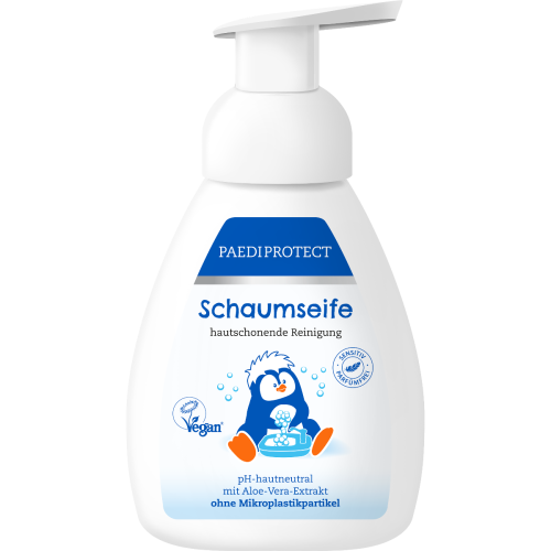 Мыло Paediprotect (Педипротект) детское для рук пенное 240 мл в городе Вышгород : цены, характеристики.  - фото №1 Мыло Paediprotect (Педипротект) детское для рук пенное 240 мл в городе Вышгород : цены, характеристики.