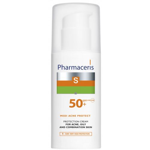 Крем Pharmaceris S Sun Protect солнцезащитный для кожи с акне SPF50+ 50 мл в городе Вышгород : цены, характеристики.  - фото №1 Крем Pharmaceris S Sun Protect солнцезащитный для кожи с акне SPF50+ 50 мл в городе Вышгород : цены, характеристики.