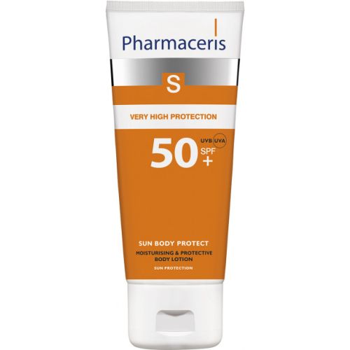 Эмульсия Pharmaceris S Sun Body Protect солнцезащитная увлажняющая для тела SPF50 150 мл в городе Софиевка : цены, характеристики.  - фото №1 Эмульсия Pharmaceris S Sun Body Protect солнцезащитная увлажняющая для тела SPF50 150 мл в городе Софиевка : цены, характеристики.