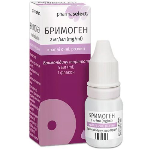 Бримоген 2 мг/мл краплі очні 5 мл в місті Рахів : ціни, характеристика.  - фото №1 Бримоген 2 мг/мл краплі очні 5 мл в місті Рахів : ціни, характеристика.