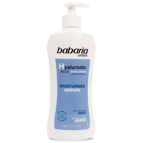 Молочко Babaria (Бабария) для тела для сухой кожи с гиалуроновой кислотой 400 мл в городе Луцк : цены, характеристики. - фото №1 Молочко Babaria (Бабария) для тела для сухой кожи с гиалуроновой кислотой 400 мл в городе Луцк : цены, характеристики.