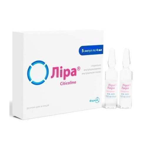 Ліра розчин 1000 мг/4 мл ампули №5 в місті Глобине : ціни, характеристика.  - фото №1 Ліра розчин 1000 мг/4 мл ампули №5 в місті Глобине : ціни, характеристика.