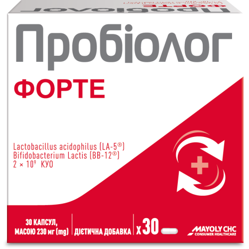 Пробіолог форте капсули №30  в місті Крюківщина : ціни, характеристика.  - фото №1 Пробіолог форте капсули №30  в місті Крюківщина : ціни, характеристика.