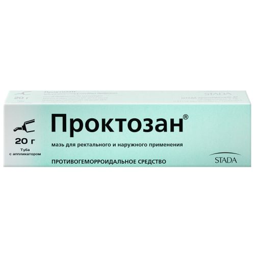 Проктозан мазь 20 г в аптеке - фото №1 Проктозан мазь 20 г в аптеке