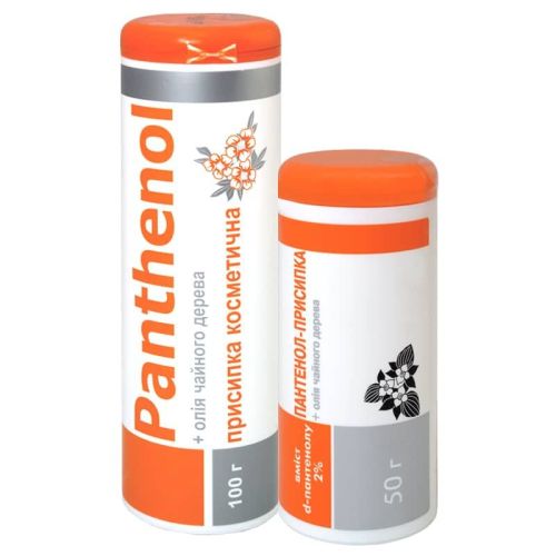 Пантенол присыпка с чайным деревом 100 г  в городе Софиевка : цены, характеристики.  - фото №1 Пантенол присыпка с чайным деревом 100 г  в городе Софиевка : цены, характеристики.