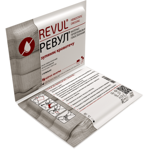 Ревул гемостатический бинт для остановки кровотечения 11,2 см х 1,83 м, 1 шт. в городе Софиевка : цены, характеристики.  - фото №1 Ревул гемостатический бинт для остановки кровотечения 11,2 см х 1,83 м, 1 шт. в городе Софиевка : цены, характеристики.