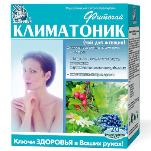 Фиточай №64 Ключи Здоровья Климатоник для женщин пакет 1,5 г №20 в городе Софиевка : цены, характеристики.  - фото №1  Фиточай №64 Ключи Здоровья Климатоник для женщин пакет 1,5 г №20 в городе Софиевка : цены, характеристики.