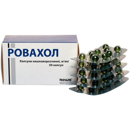 Ровахол капсули №50 в місті Вінниця : ціни, характеристика.  - фото №1 Ровахол капсули №50 в місті Вінниця : ціни, характеристика.