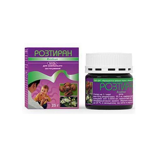Розтиран мазь банка 25 г в городе Рахов : цены, характеристики.  - фото №1 Розтиран мазь банка 25 г в городе Рахов : цены, характеристики.