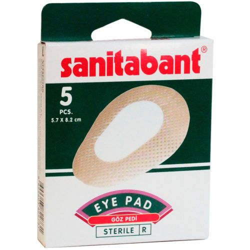 Глазной пластырь Санитабант взрослый телесный с белой подушечкой 5,7х8,2 cм №5 в городе Софиевка : цены, характеристики.  - фото №1 Глазной пластырь Санитабант взрослый телесный с белой подушечкой 5,7х8,2 cм №5 в городе Софиевка : цены, характеристики.