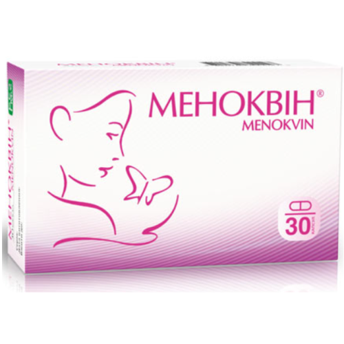 Меноквін капсули №30 в Україні - фото №1 Меноквін капсули №30 в Україні