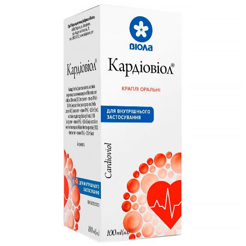 Кардіовіол краплі 100 мл в місті Перещепине : ціни, характеристика.  - фото №1 Кардіовіол краплі 100 мл в місті Перещепине : ціни, характеристика.