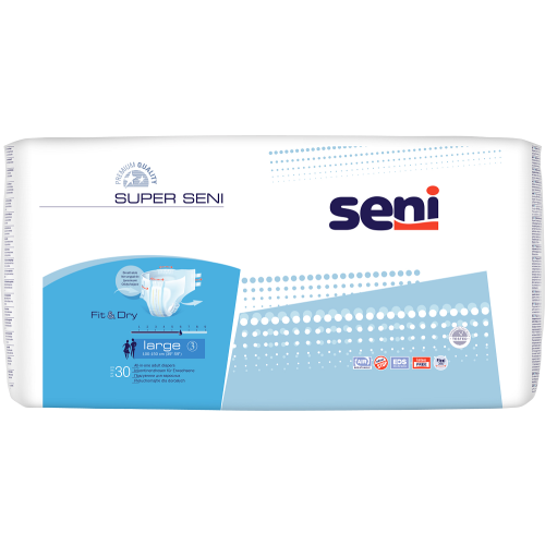 Підгузки для дорослих Super Seni large air 30 шт ціна - фото №1 Підгузки для дорослих Super Seni large air 30 шт ціна