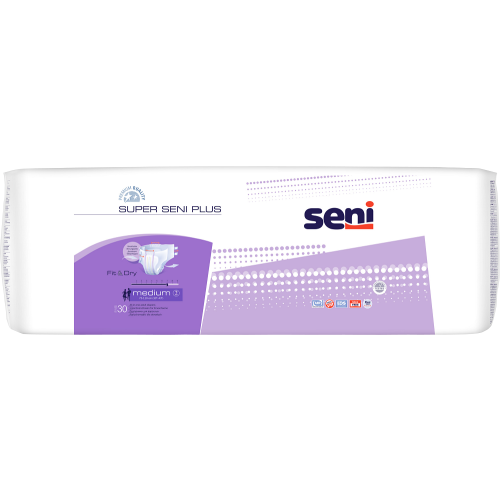 Підгузки для дорослих Super Seni Plus medium/середні air 30 шт ADD - фото №1 Підгузки для дорослих Super Seni Plus medium/середні air 30 шт ADD