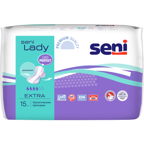 Прокладки Seni Lady Extra №15 в аптеке - фото №1 Прокладки Seni Lady Extra №15 в аптеке
