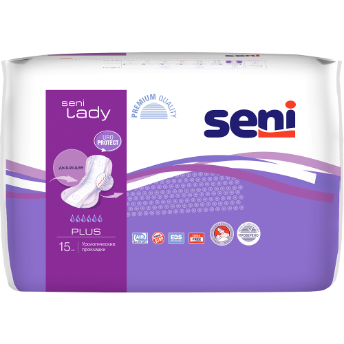 Прокладки Seni Lady Plus №15 в интернет-аптеке - фото №1 Прокладки Seni Lady Plus №15 в интернет-аптеке