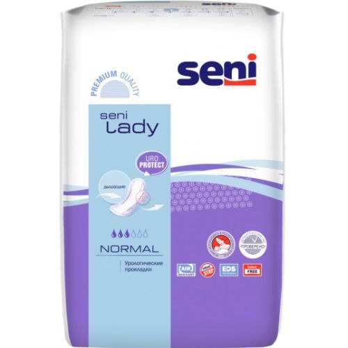 Прокладки урологические Seni Lady Нормал №10 в городе Вышгород : цены, характеристики.  - фото №1 Прокладки урологические Seni Lady Нормал №10 в городе Вышгород : цены, характеристики.