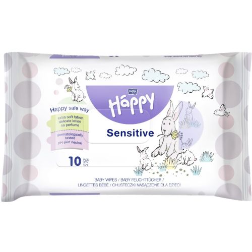 Серветкі вологі Happy Sensitive-Aloe Vera №10 в місті Глобине : ціни, характеристика.  - фото №1 Серветкі вологі Happy Sensitive-Aloe Vera №10 в місті Глобине : ціни, характеристика.