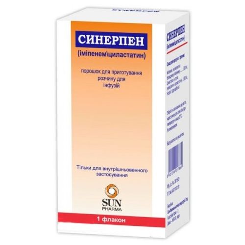 Синерпен 500 мг порошок для розчину для інфузій  флакон 100 мл в місті Первомайськ : ціни, характеристика.  - фото №1 Синерпен 500 мг порошок для розчину для інфузій  флакон 100 мл в місті Первомайськ : ціни, характеристика.