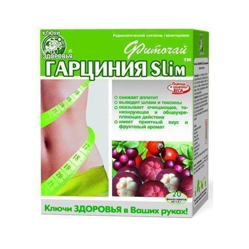 Фіточай Ключі Здоров'я Гарцинія Slim (для схуднення) пакет 1,5 г № 20 в місті Софіївка : ціни, характеристика.  - фото №1 Фіточай Ключі Здоров'я Гарцинія Slim (для схуднення) пакет 1,5 г № 20 в місті Софіївка : ціни, характеристика.