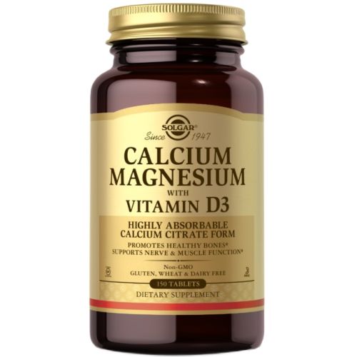 Solgar (Солгар) Calcium Magnesium With Vitamin D3 (Кальций-Магний с витамином D3) таблетки №150 купить - фото №1 Solgar (Солгар) Calcium Magnesium With Vitamin D3 (Кальций-Магний с витамином D3) таблетки №150 купить