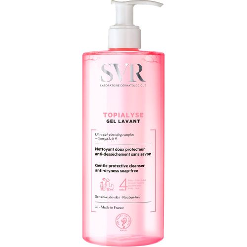 Гель-лаванте SVR Topialyse очищающий для сухой атопичной кожи лица и тела 1000 мл в городе Вышгород : цены, характеристики.  - фото №1 Гель-лаванте SVR Topialyse очищающий для сухой атопичной кожи лица и тела 1000 мл в городе Вышгород : цены, характеристики.