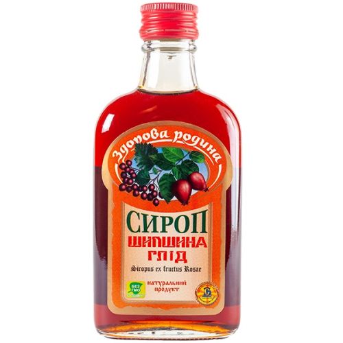 Сироп Шипшина і глід 250 мл в місті Софіївка : ціни, характеристика.  - фото №1 Сироп Шипшина і глід 250 мл в місті Софіївка : ціни, характеристика.