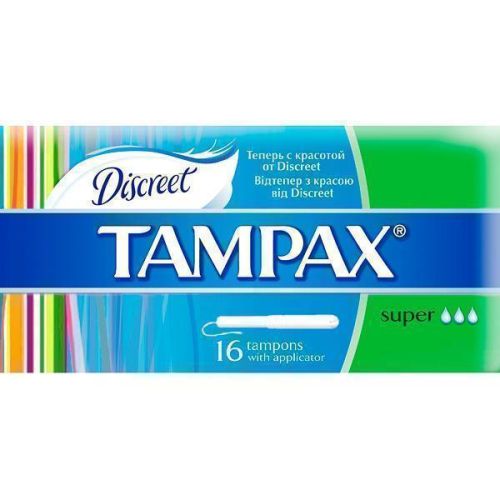 Тампоны Tampax CEF Super 16 шт в Украине - фото №1 Тампоны Tampax CEF Super 16 шт в Украине