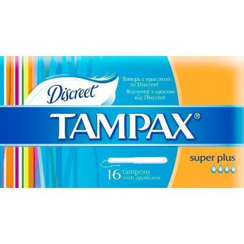 Тампоны Tampax CEF Super Plus 16 шт в Украине - фото №1 Тампоны Tampax CEF Super Plus 16 шт в Украине
