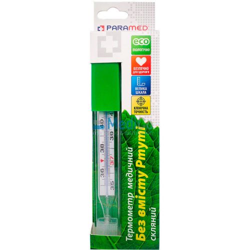 Термометр Paramed медицинский без ртути в Украине - фото №1 Термометр Paramed медицинский без ртути в Украине