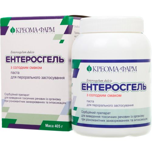 Энтеросгель со сладким вкусом паста 405 г в городе Вышгород : цены, характеристики.  - фото №1 Энтеросгель со сладким вкусом паста 405 г в городе Вышгород : цены, характеристики.