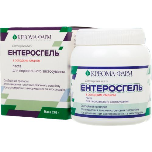 Энтеросгель паста со сладким вкусом 270 г в городе Вышгород : цены, характеристики.  - фото №1 Энтеросгель паста со сладким вкусом 270 г в городе Вышгород : цены, характеристики.