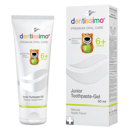 Зубна паста Dentissimo Junior With Apple Aroma (від 6 років) 50 мл в місті Одеса : ціни, характеристика.  - фото №1 Зубна паста Dentissimo Junior With Apple Aroma (від 6 років) 50 мл в місті Одеса : ціни, характеристика.