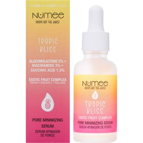 Сыворотка Numee (Нуми) для сужения пор Tropic Bliss (Тропическое блаженство) 30 мл в городе Вышгород : цены, характеристики.  - фото №1 Сыворотка Numee (Нуми) для сужения пор Tropic Bliss (Тропическое блаженство) 30 мл в городе Вышгород : цены, характеристики.