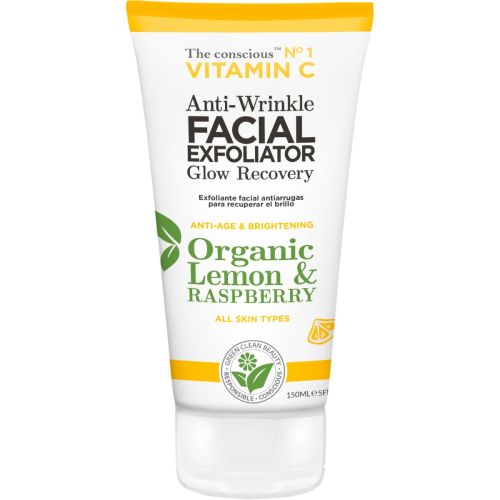 Скраб The Conscious (Коншес) для обличчя проти зморшок з органічним лимоном та малиною та вітаміном С 150 мл в місті Софіївка : ціни, характеристика.  - фото №1 Скраб The Conscious (Коншес) для обличчя проти зморшок з органічним лимоном та малиною та вітаміном С 150 мл в місті Софіївка : ціни, характеристика.