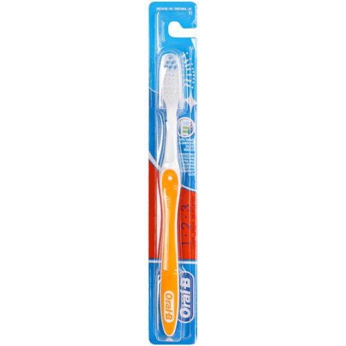 Зубна щітка Oral-B 1 - 2 - 3 Чистота! Свіжість! Сила! Навіть між зубами 40 середня, асортимент, 1 шт. в Дніпрі : ціни, характеристика.  - фото №1 Зубна щітка Oral-B 1 - 2 - 3 Чистота! Свіжість! Сила! Навіть між зубами 40 середня, асортимент, 1 шт. в Дніпрі : ціни, характеристика.
